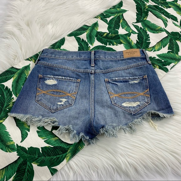 A&F Distressed Shorties 439 - Picture 2 of 9